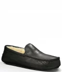 Ascot Black Leather Slipper