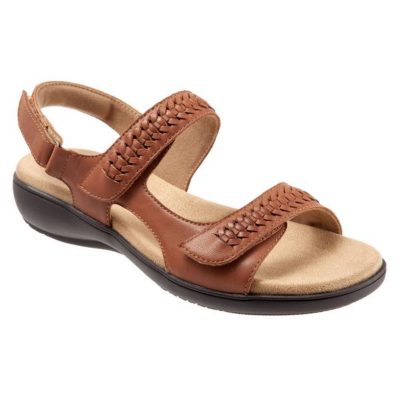 Trotters Romi Luggage Leather Sandal