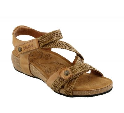 Women’s Taos Trulie Sandal Camel Leather
