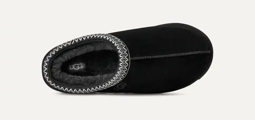 UGG Tasman II Men's Suede Slipper – Black - Image 2