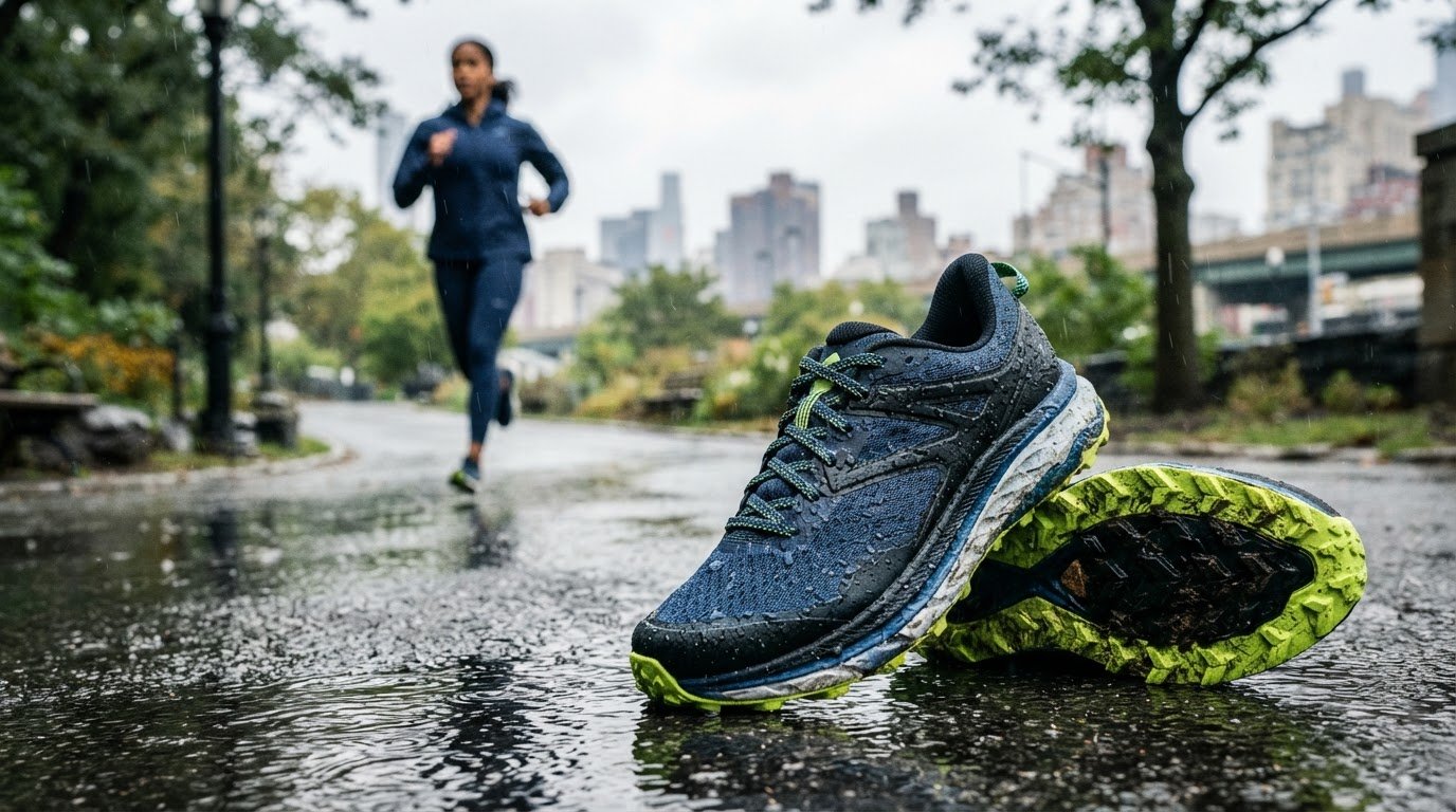 Read more about the article Water Resistant Running Shoes: The 2026 Guide to All-Weather Performance